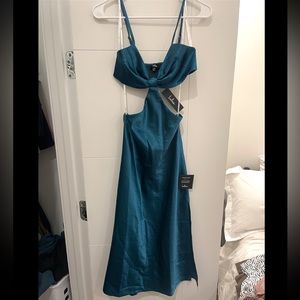 Satin Midi Dress